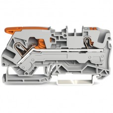Durchgangsklemme WAGO TopJob-S 6mm² 2L grau Serie 2106