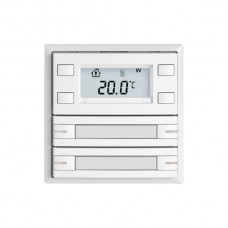 RTH-Taster KNX EDIZIO.liv SNAPFIX mit RGB-LED Papiereinlage 4xTaste 1-Tastenbedienung weiss G A