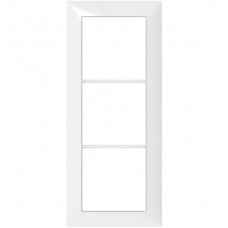 Abdeckrahmen Sidus 3x1/1x3 KS 208x88mm weiss,glänzend