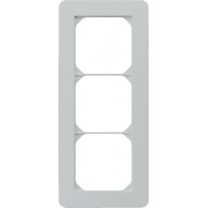 Abdeckrahmen kallysto.trend 3×1 hellgrau 94×214mm
