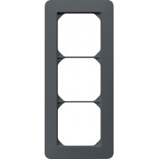Abdeckrahmen kallysto.trend 3×1 anthrazit 94×214mm