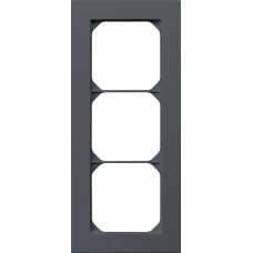 Abdeckrahmen kallysto.pro 3×1 anthrazit 94×214mm