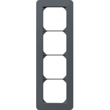 Abdeckrahmen 4x1/1x4 anthrazit kallysto.trend 274x94mm