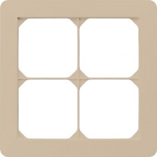 Abdeckrahmen 2x2 beige kallysto.trend 154x154mm