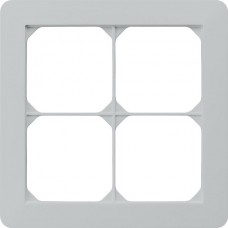 Abdeckrahmen kallysto.trend 2×2 hellgrau 154×154mm