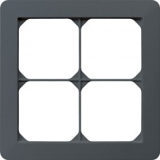 Abdeckrahmen kallysto.trend 2×2 anthrazit 154×154mm