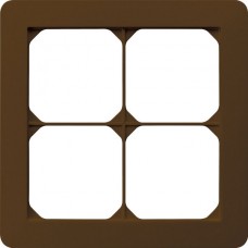 Abdeckrahmen kallysto.trend 2×2 braun 154×154mm