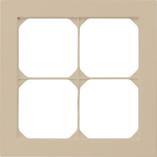 Abdeckrahmen kallysto.pro 2×2 beige 154×154mm