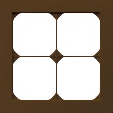 Abdeckrahmen kallysto.pro 2×2 braun 154×154mm