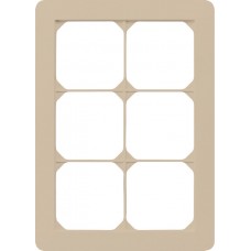 Abdeckrahmen 3x2/2x3 beige kallysto.trend 214x154mm