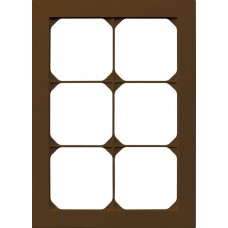 Abdeckrahmen kallysto.pro 3×2 braun 154×214mm