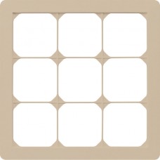Abdeckrahmen 3x3 beige kallysto.trend 214x214mm