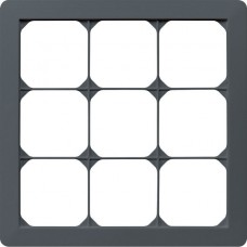 Abdeckrahmen kallysto.trend 3×3 anthrazit 214×214mm