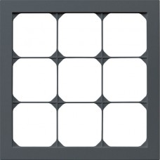Abdeckrahmen kallysto.pro 3×3 anthrazit 214×214mm
