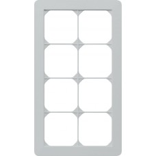 Abdeckrahmen 4x2/2x4 hellgrau kallysto.trend 274x154mm