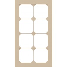 Abdeckrahmen 4x2/2x4 beige kallysto.pro 274x154mm