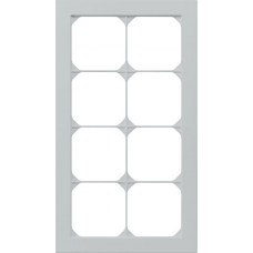 Abdeckrahmen kallysto.pro 4×2 hellgrau 154×274mm