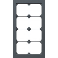 Abdeckrahmen kallysto.pro 4×2 anthrazit 154×274mm