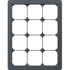 Abdeckrahmen 4x3/3x4 anthrazit kallysto.trend 274x214mm