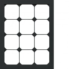 Abdeckrahmen kallysto.pro 4×3 schwarz 274×214mm