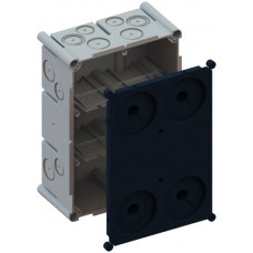 UP-Einlasskasten 3×2 Agro 650°C mit Schutzdeckel, M20/25, grau