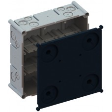 UP-Einlasskasten 3×3 Agro 650°C mit Schutzdeckel, M20/25, grau