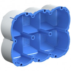 Hohlwanddose 3x2 Quickbox Maxi mit Schallschutz EI30-EI90 Agro