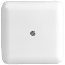 Abschlussrosette 86x86mm weiss