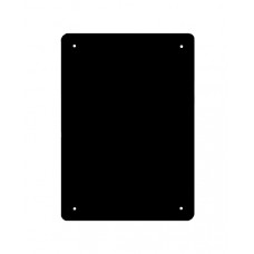 Abdeckplatte 3x2 206x146mm schwarz 4 Eck-Befestigungslöcher