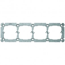Befestigungsplatte 1x4 ABB 77x257mm horizontal für Sidus/Classic