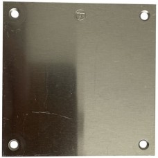 Befestigungsplatte 1xGr.II Feller 90x90mm ohne Ausschnitt 4 Befestigungslöcher