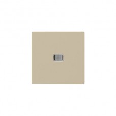 Druckknopf kallysto beige 40x40mm mit Frontlinse