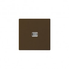 Druckknopf kallysto braun 40x40mm,mit Frontlinse