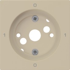 Frontplatte 0-1-0-1 beige kallysto 60x60 für Drehschalter