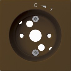 Frontplatte 1->0 braun kallysto 60x60 für Schwenktaster