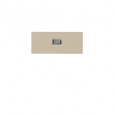 Druckknopf kallysto beige 20x40mm mit Frontlinse