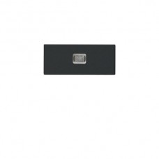 Druckknopf kallysto schwarz 20x40mm mit Frontlinse