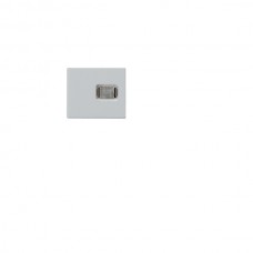 Doppel-Druckknopf kallysto hellgrau 2x(20x20)mm mit 2 Frontlinsen