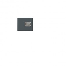 Doppel-Druckknopf kallysto anthrazit 2x(20x20)mm mit 2 Frontlinsen