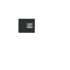 Doppel-Druckknopf kallysto schwarz 2x(20x20)mm mit 2 Frontlinsen