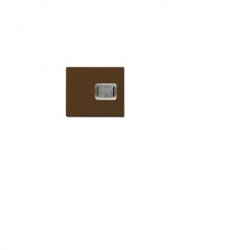 Doppel-Druckknopf kallysto braun 2x(20x20)mm mit 2 Frontlinsen