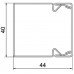 Installationskanal Bettermann LKM 40x40x2000mm verzinkt - 2 Meter