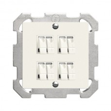 UP-Audiodose FM 4×weiss ITplus Klemmanschluss für 4 LS
