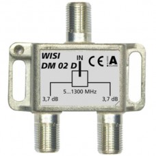 F-Verteiler WISI DM02D 2-fach 3,7dB 5-1300MHz