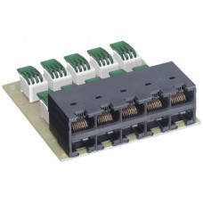 Anschlussmodul 10xRJ45/u ISDN Kat.3, Pin 4-5,3-6, R+M freenet