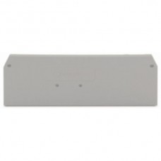 Abschlusswand Wago für F 280-633 grau