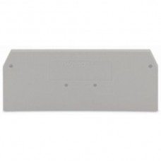 Abschlussplatte WAGO grau 2,5mm²