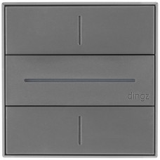 Front dingz 4 Kanal 4 Taster Thermostat Nachtlicht WLAN dunkelgrau