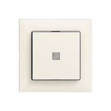 Frontplatte EDIZIOdue colore 60x60mm für Druckknopf mit Frontlinse