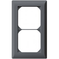 Abdeckrahmen,2x1,anthrazit kallysto.line,152x92,vertikal